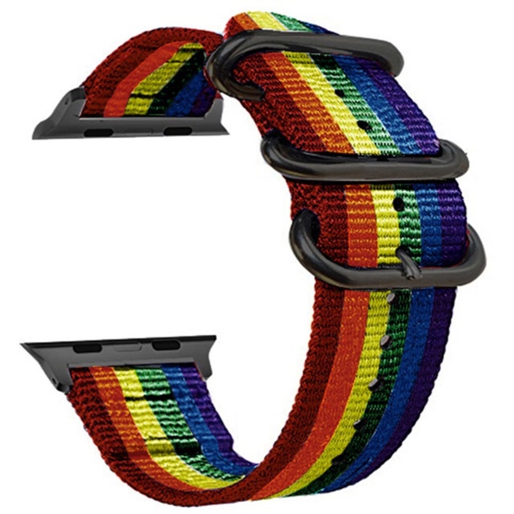 đRainbow Nylon Watchband for Apple Watch - Picture 5 of 15